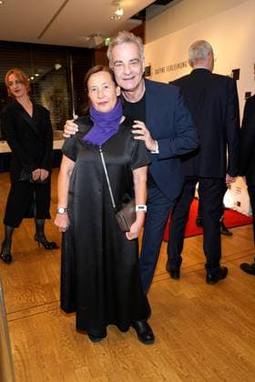 Jutta and Heinrich Schafmeister at the Daffne Award Ceremony of the German Academy for Television on 2 12 2023 in Berlin Daffne Award Ceremony 2023 in Berlin