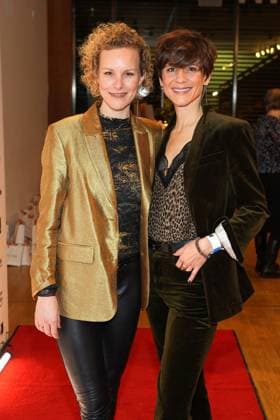 Stefanie Henn and Christina Hecke at the Daffne Award Ceremony of the German Academy for Television on 2 12 2023 in Berlin Daffne Award Ceremony 2023 in Berlin