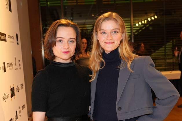 Lena Urzendowsky and Lara Feith at the Daffne Award Ceremony of the German Academy for Television on 2 12 2023 in Berlin Daffne Award Ceremony 2023 in Berlin