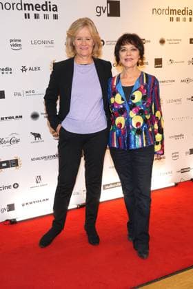 Claudia Rieschel and Simone Rethel at the Daffne Award Ceremony of the German Academy for Television on 2 12 2023 in Berlin Daffne Award Ceremony 2023 in Berlin
