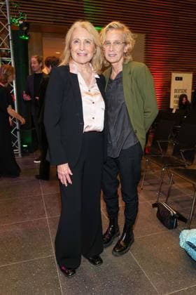 Maren Kroymann and Claudia Mueller at the Daffne Award Ceremony of the German Academy for Television on 2 12 2023 in Berlin Daffne Award Ceremony 2023 in Berlin