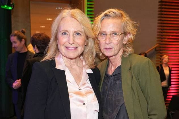 Maren Kroymann and Claudia Mueller at the Daffne Award Ceremony of the German Academy for Television on 2 12 2023 in Berlin Daffne Award Ceremony 2023 in Berlin