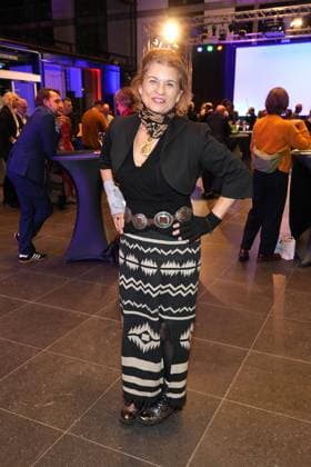 Gabrielle Scharnitzky at the Daffne Award Ceremony of the German Academy for Television on 2 12 2023 in Berlin Daffne Award Ceremony 2023 in Berlin