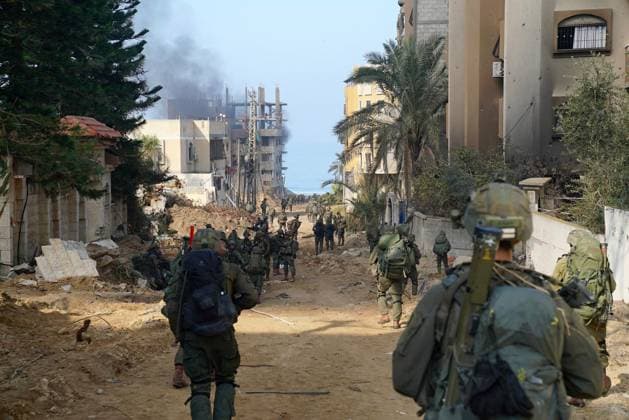 (231204) -- GAZA, Dec. 4, 2023 -- This photo released by the Israel Defense Forces (IDF) on Dec. 3, 2023 shows Israeli troops conducting military operations in the Gaza Strip. Israel s military chief Herzi Halevi said on Sunday that the military has expanded the ground operation against Hamas to the southern Gaza Strip, an area previously considered as a safe zone. MIDEAST-SOUTHERN GAZA STRIP-IDF GROUND OPERATIONS XinxHua 