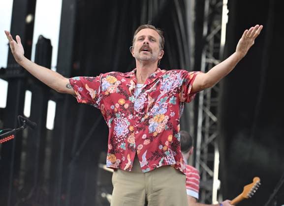 FORT LAUDERDALE, FL - DECEMBER 03: Aaron Bruno of Awolnation performs during day 2 of Audacy s Riptide Music Festival 2023 at Fort Lauderdale Beach Park on December 03, 2023 in Fort Lauderdale, Florida. Copyright: xmpi04x