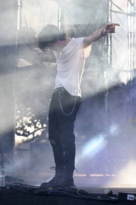 FORT LAUDERDALE, FL - DECEMBER 03: Cameron Boyer of Weathers performs during day 2 of Audacy s Riptide Music Festival 2023 at Fort Lauderdale Beach Park on December 03, 2023 in Fort Lauderdale, Florida. Copyright: xmpi04x
