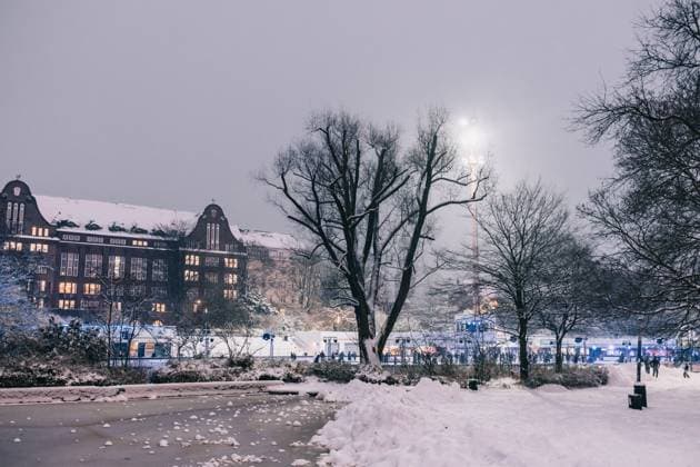 Winter, Hamburg, Germany (DEU) *** Winter, Hamburg, Germany DEU 
