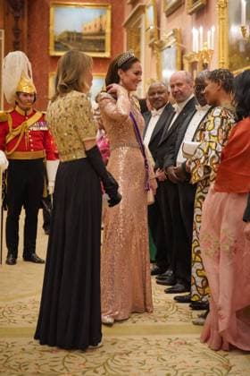 . 05 12 2023. London, United Kingdom. Kate Middleton, the Princess of Wales, at the annual Diplomatic Reception at Buckingham Palace London.  xPoolx xi-Imagesx IIM-24861-0001