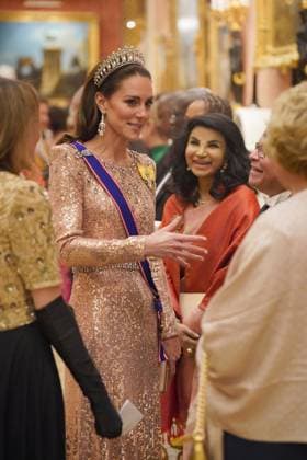 . 05 12 2023. London, United Kingdom. Kate Middleton, the Princess of Wales, at the annual Diplomatic Reception at Buckingham Palace London.  xPoolx xi-Imagesx IIM-24861-0008