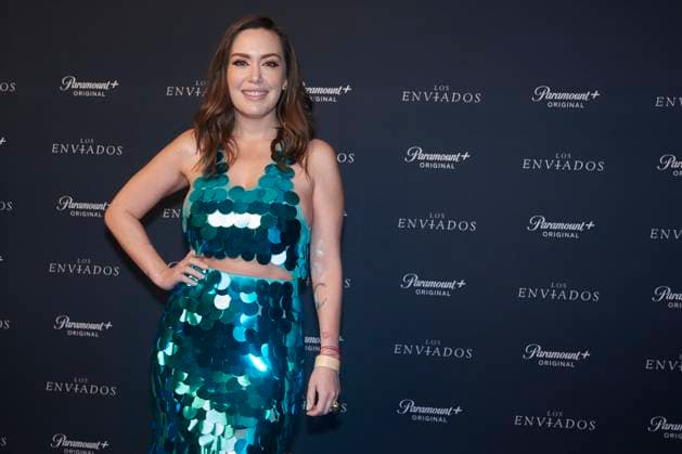Los Enviados Tv Series Premiere December 5, 2023, Mexico City, Mexico: Carla Medina attends the blue carpet of ˜Los Enviados™ Tv Series premiere. at Teatro Helenico. on December 5, 2023 in Mexico City, Mexico. ( Photo by Jaime Nogales Eyepix Group) Copyright: xJaimexNogales xEyepixxGroupx JN_05122023_106642