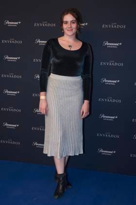 Los Enviados Tv Series Premiere December 5, 2023, Mexico City, Mexico: Lucia Tijanero attends the blue carpet of ˜Los Enviados™ Tv Series premiere. at Teatro Helenico. on December 5, 2023 in Mexico City, Mexico. ( Photo by Jaime Nogales Eyepix Group) Copyright: xJaimexNogales xEyepixxGroupx JN_05122023_106653