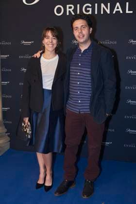 Los Enviados Tv Series Premiere December 5, 2023, Mexico City, Mexico: Veronica Bravo and David Gaytan attend the blue carpet of ˜Los Enviados™ Tv Series premiere. at Teatro Helenico. on December 5, 2023 in Mexico City, Mexico. ( Photo by Jaime Nogales Eyepix Group) Copyright: xJaimexNogales xEyepixxGroupx JN_05122023_106665