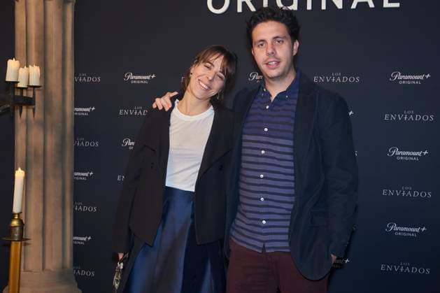 Los Enviados Tv Series Premiere December 5, 2023, Mexico City, Mexico: Veronica Bravo and David Gaytan attend the blue carpet of ˜Los Enviados™ Tv Series premiere. at Teatro Helenico. on December 5, 2023 in Mexico City, Mexico. ( Photo by Jaime Nogales Eyepix Group) Copyright: xJaimexNogales xEyepixxGroupx JN_05122023_106667