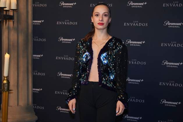 Los Enviados Tv Series Premiere December 5, 2023, Mexico City, Mexico: Assira Abbate attends the blue carpet of ˜Los Enviados™ Tv Series premiere. at Teatro Helenico. on December 5, 2023 in Mexico City, Mexico. ( Photo by Jaime Nogales Eyepix Group) Copyright: xJaimexNogales xEyepixxGroupx JN_05122023_106678
