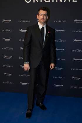 Los Enviados Tv Series Premiere December 5, 2023, Mexico City, Mexico: Luis Gerardo Mendez attends the blue carpet of ˜Los Enviados™ Tv Series premiere. at Teatro Helenico. on December 5, 2023 in Mexico City, Mexico. ( Photo by Jaime Nogales Eyepix Group) Copyright: xJaimexNogales xEyepixxGroupx JN_05122023_106696