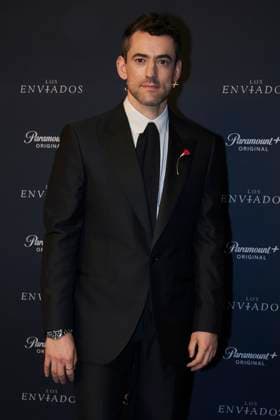 Los Enviados Tv Series Premiere December 5, 2023, Mexico City, Mexico: Luis Gerardo Mendez attends the blue carpet of ˜Los Enviados™ Tv Series premiere. at Teatro Helenico. on December 5, 2023 in Mexico City, Mexico. ( Photo by Jaime Nogales Eyepix Group) Copyright: xJaimexNogales xEyepixxGroupx JN_05122023_106697