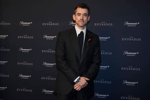 Los Enviados Tv Series Premiere December 5, 2023, Mexico City, Mexico: Luis Gerardo Mendez attends the blue carpet of ˜Los Enviados™ Tv Series premiere. at Teatro Helenico. on December 5, 2023 in Mexico City, Mexico. ( Photo by Jaime Nogales Eyepix Group) Copyright: xJaimexNogales xEyepixxGroupx JN_05122023_106698