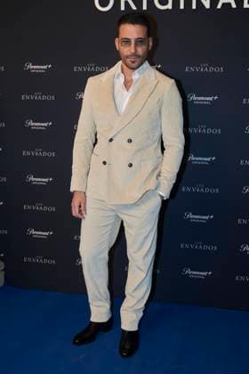 Los Enviados Tv Series Premiere December 5, 2023, Mexico City, Mexico: Miguel Angel Silvestre attends the blue carpet of ˜Los Enviados™ Tv Series premiere. at Teatro Helenico. on December 5, 2023 in Mexico City, Mexico. ( Photo by Jaime Nogales Eyepix Group) Copyright: xJaimexNogales xEyepixxGroupx JN_05122023_106701