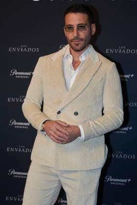 Los Enviados Tv Series Premiere December 5, 2023, Mexico City, Mexico: Miguel Angel Silvestre attends the blue carpet of ˜Los Enviados™ Tv Series premiere. at Teatro Helenico. on December 5, 2023 in Mexico City, Mexico. ( Photo by Jaime Nogales Eyepix Group) Copyright: xJaimexNogales xEyepixxGroupx JN_05122023_106706