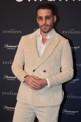 Los Enviados Tv Series Premiere December 5, 2023, Mexico City, Mexico: Miguel Angel Silvestre attends the blue carpet of ˜Los Enviados™ Tv Series premiere. at Teatro Helenico. on December 5, 2023 in Mexico City, Mexico. ( Photo by Jaime Nogales Eyepix Group) Copyright: xJaimexNogales xEyepixxGroupx JN_05122023_106707