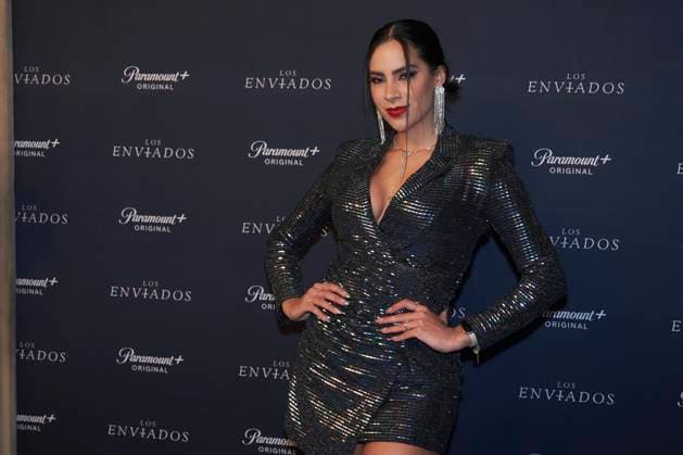 Los Enviados Tv Series Premiere December 5, 2023, Mexico City, Mexico: Eli Varela attends the blue carpet of ˜Los Enviados™ Tv Series premiere. at Teatro Helenico. on December 5, 2023 in Mexico City, Mexico. ( Photo by Jaime Nogales Eyepix Group) Copyright: xJaimexNogales xEyepixxGroupx JN_05122023_106717