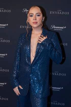 Los Enviados Tv Series Premiere December 5, 2023, Mexico City, Mexico: Alba Zepeda attends the blue carpet of ˜Los Enviados™ Tv Series premiere. at Teatro Helenico. on December 5, 2023 in Mexico City, Mexico. ( Photo by Jaime Nogales Eyepix Group) Copyright: xJaimexNogales xEyepixxGroupx JN_05122023_106719