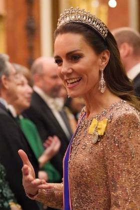 Buckingham Palace diplomatic reception The Princess of Wales at an evening reception for members of the Diplomatic Corps at Buckingham Palace in London. Picture date: Tuesday December 5, 2023, Credit:Jonathan Brady Avalon UK, London  Copyright: xJonathanxBradyx xAvalonx 0827170415