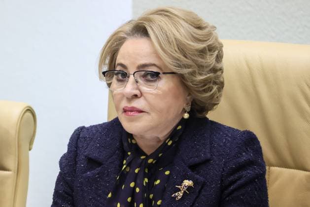 RUSSIA, MOSCOW - DECEMBER 7, 2023: Russian Federation Council Speaker Valentina Matviyenko at a plenary meeting of the Russian Federation Coucnil, Upper House of the Russian Parliament. Alexander Shcherbak TASS  65532295