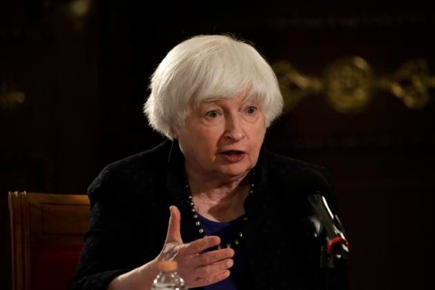 Janet Yellen, Secretary of the Treasury of the United States at a press conference Mexico December 7, 2023, Mexico City, Mexico: United States Treasury Secretary Janet Yellen at a press conference at the National Palace in Mexico City. on December 7, 2023 in Mexico City, Mexico (Photo by Luis Barron Eyepix Group). Copyright: xLuisxBarronx xEyepixxGroupx LB_20231207-_12