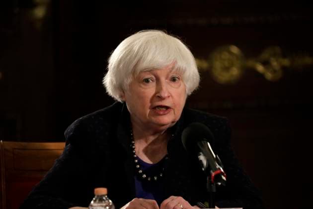 Janet Yellen, Secretary of the Treasury of the United States at a press conference Mexico December 7, 2023, Mexico City, Mexico: United States Treasury Secretary Janet Yellen at a press conference at the National Palace in Mexico City. on December 7, 2023 in Mexico City, Mexico (Photo by Luis Barron Eyepix Group). Copyright: xLuisxBarronx xEyepixxGroupx LB_20231207-_14