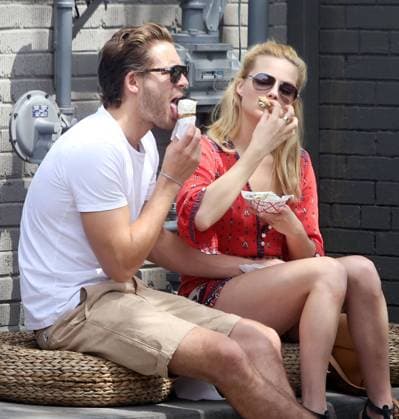 EXCLUSIVE: Margot Robbie gets a visit from boyfriend Tom Ackerley, packing on the PDA in Toronto while she s in town shooting Suicide Squad 138564, EXCLUSIVE: Margot Robbie gets a visit from boyfriend Tom Ackerley, packing on the PDA in Toronto while she s in town shooting Suicide Squad. The pair obviously missed each other as were seen after lunch kissing and dancing inside the ice-cream shop, even sharing their desserts. As they were leaving for their car Tom scooped Margot up and the two started making out. Toronto, Canada - Thursday June 11, 2015. CANADA OUT, Credit:PacificCoastNews Avalon Canada, Toronto  Copyright: xPacificCoastNewsx xAvalonx 0519544631