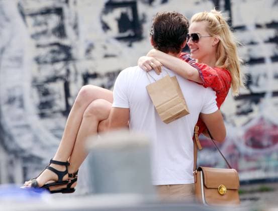 EXCLUSIVE: Margot Robbie gets a visit from boyfriend Tom Ackerley, packing on the PDA in Toronto while she s in town shooting Suicide Squad 138564, EXCLUSIVE: Margot Robbie gets a visit from boyfriend Tom Ackerley, packing on the PDA in Toronto while she s in town shooting Suicide Squad. The pair obviously missed each other as were seen after lunch kissing and dancing inside the ice-cream shop, even sharing their desserts. As they were leaving for their car Tom scooped Margot up and the two started making out. Toronto, Canada - Thursday June 11, 2015. CANADA OUT, Credit:PacificCoastNews Avalon Canada, Toronto  Copyright: xPacificCoastNewsx xAvalonx 0519544781