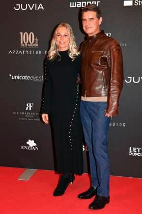 Thomas Berthold with his wife Britta Berthold at the 100th Film Award Event at the Charles Hotel Munich, 09 12 2023 Foto:xB.xInsingerx xFuturexImagex 100th_film_award_3223