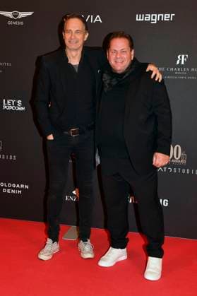 Ralf Bauer and Mayk Azzato at the 100th Film Award Event at the Charles Hotel Munich, 09 12 2023 Foto:xB.xInsingerx xFuturexImagex 100th_film_award_3256