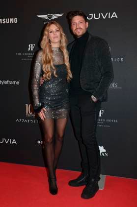 Yvonne Schröder with husband Tim Kister at the 100th Film Award Event at the Charles Hotel Munich, 09 12 2023 Foto:xB.xInsingerx xFuturexImagex 100th_film_award_3280