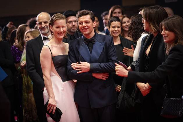 Christian Friedel und Sandra Hüller 36. European Film Awards 2023 in der Arena Berlin *** Christian Friedel und Sandra Hüller 36 European Film Awards 2023 in the Arena Berlin Copyright: xEventpressxFuhrx