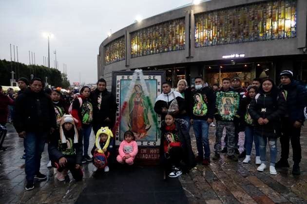 December 11, 2023, Mexico City, Mexico: Millions of parishioners visit the Basilica of Guadalupe to celebrate the Virgin of Guadalupe on the 492nd anniversary of her appearance on Cerro del Tepeyac in Mexico City. on December 11, 2023 in Mexico City, Mexico Mexico City Mexico - ZUMAe321 20231211_zia_e321_177 Copyright: xLuisxBarronx
