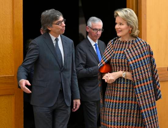 HRH Queen Mathilde Visits Georgia: a story of encounters Exhibition BRUSSELS, BELGIUM - DECEMBER 12 :Her Majesty the Queen visits the exhibition Georgia: a history of encounters at the Musée d Art et d Histoire in Brussels. This heritage exhibition is part of Europalia Georgia and highlights the country s art, culture and history. Queen Mathilde of Belgium pictured on DECEMBER 12, 2023 in Brussels, Belgium, 12 12 23 Brussels Belgium  Copyright: xPhilipxReynaersx