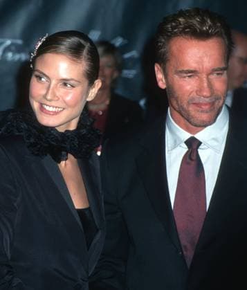 Heidi Klum Arnold Schwarzenegger 2000 Heidi Klum Arnold Schwarzenegger Photo by John Barrett PHOTOlink EDITORIAL USE ONLY Copyright: xx PhotoxByxJohnxBarrett PHOTOlink.x phlphotos416258