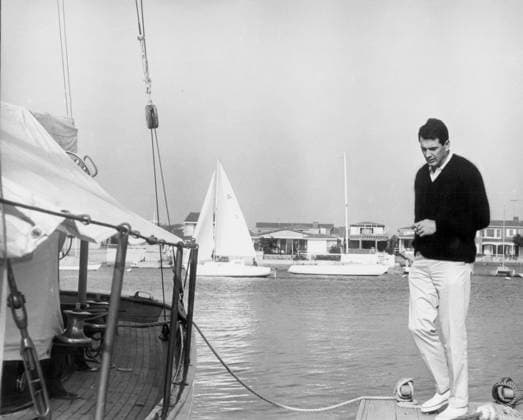 Rock Hudson at Home Actor Rock Hudson at the Marina Los Angeles, CA USA  Copyright: xLeoxFuchsx 1291 Rock Hudson marina