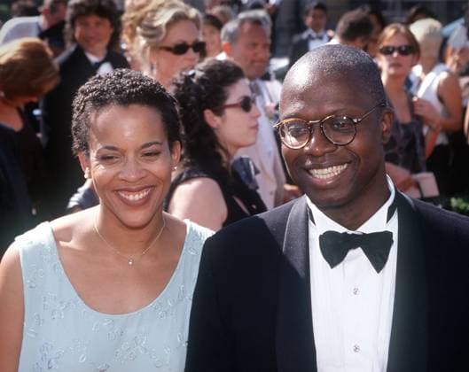 September 13, 1998, Los Angeles, California, USA: Actor ANDRE BRAUGHER and wife AMI BRABSON during arrivals for the 50th Annual Primetime Emmy Awards, at the Shrine Auditorium. Los Angeles USA  - ZUMAg49_ 20110101_mda_g49_11424 Copyright: xGlobexPhotosx