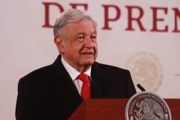 December 13, 2023 in Mexico City, Mexico: Mexican President, Andres Manuel Lopez Obrador speaks during the briefing conference in front of media at the National Palace on December 13, 2023 in Mexico City, Mexico. Mexico City Mexico - ZUMAe321 20231213_zia_e321_008 Copyright: xCarlosxSantiagox