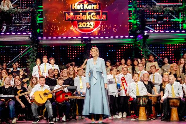 Bilder des Jahres 2023, Entertainment 12 Dezember Entertainment Themen der Woche KW50 Entertainment Bilder des Tages 14-12-2023 Bussum Queen Maxima at the recordings for the Christmas Music Gala 2023 of the More Music in the Classroom foundation, recorded and broadcast by AVROTROS. Â  Copyright: xPPEx