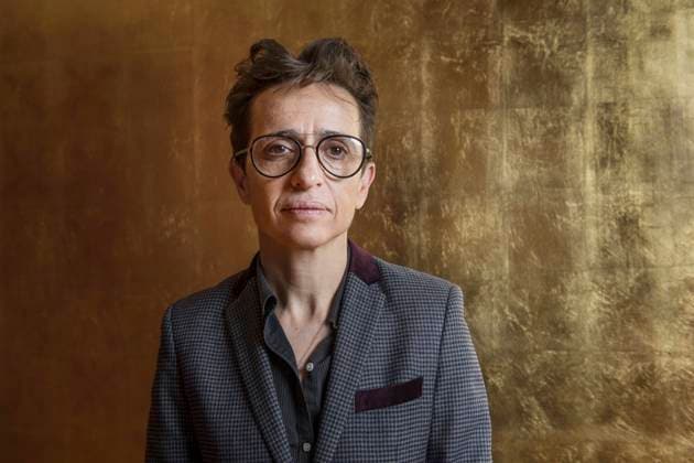 20180925 Stockholm FRUKOST: Masha Gessen Frukostintervju med ryska författaren och Putinkritikern Masha Gessen, som skriver en bok om demokrati i världen och har valt Sverige som ett av fyra exempelländer. Stockholm Sverige x6006x *** 20180925 Stockholm FRUKOST Masha Gessen Breakfast interview with Russian author and Putin critic Masha Gessen, who is writing a book on democracy in the world and has chosen Sweden as one of four example countries Stockholm Sweden x6006x  Copyright: xAmandaxLindgrenx