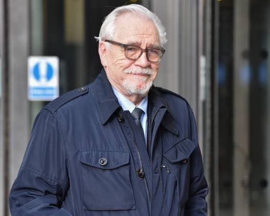 December 17, 2023, London, England, United Kingdom: Actor BRIAN COX seen outside the BBC Studios after appearing on Sunday with Laura Kuenssberg London United Kingdom - ZUMAk172 20231217_zip_k172_058 Copyright: xThomasxKrychx