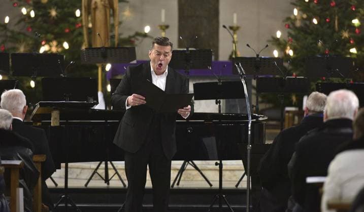 Benefit concert of the Lions Relief Organization Wattenscheid FOR EDITORIAL PURPOSES ONLY EDITORIAL USE ONLY p The Lions Relief Organization Wattenscheid Here tenor, conductor and presenter Stefan Lex is organizing a benefit concert in the Probsteikirche in Bochum on Sunday, 17 December 2023 The proceeds will go to Wattenscheider Grundschule Deut Copyright: JörgxSchimmel doc7tarw20aib718dgrl5vc ,EDITORIAL USE ONLY Copyright: JörgxSchimmel