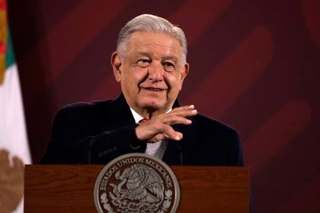 Andres Manuel Lopez Obrador, president of Mexico with a press conference at the National Palace December 19, 2023, Mexico City, Mexico: The president of Mexico, Andres Manuel Lopez Obrador at the press conference at the National Palace in Mexico City. on December 19, 2023 in Mexico City, Mexico (Photo by Luis Barron Eyepix Group). Copyright: xLuisxBarronx xEyepixxGroupx LB_20231219-15
