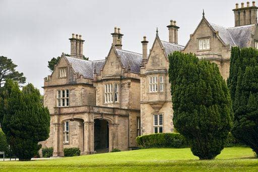 A beautiful shot of a far mansion of Killarney National Park Dinish 351441 RECORD DATE NOT STATED