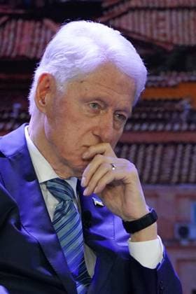 RECORD DATE NOT STATED Bill Clinton in attendance at the Clinton Global Initiative 2023 Meeting, New York Hilton Midtown, New York, NY September 18, 2023. Photo By: Kristin Callahan Everett Collection PUBLICATIONXNOTxINxCANxCHNxFRAxITAxJPNxNORxPOLxRUSxESPxUKxUSA