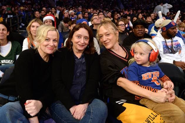Celebrities watch the visiting Milwaukee Bucks play the home team, New York Knicks, at Madison Square Garden Featuring: Amy Poehler, Rachel Dratch, Chloe Sevigny with son Vanja Where: New York, New York, United States When: 23 Dec 2023 Credit: Michael Simon startraksphoto.com EDITORIAL USE ONLY. NOT FOR USE BY NEWSPAPERS BASED IN THE UK. Copyright: xMICHAELxSIMONx 53324071